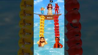 Who will survive? Jesus ✝️or Devil 😱👿 #jesus #biblequiz #usa #shorts