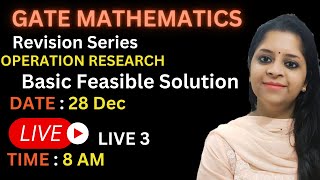 GATE Operation Research|Basic Feasible Solution - PYQs #crackgate #gate2023