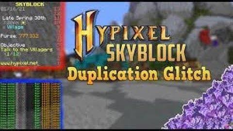 HYPIXEL SKYBLOCK DUPE GLITCH MOD IN DESCRIPTION (01/06 STILL WORKING)