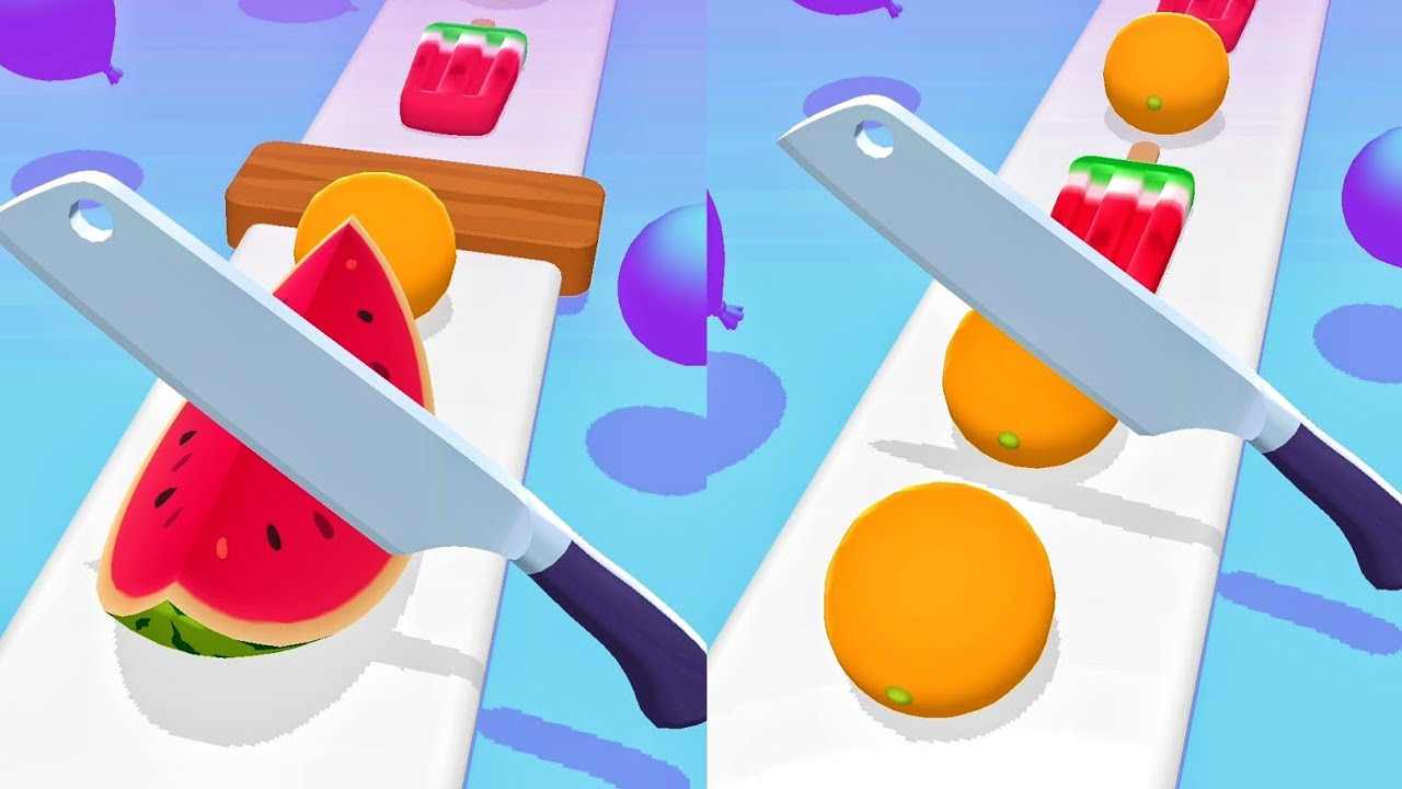 Perfect Slices Game! Asmr slicing game | Satisfying and relaxing video ...