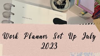 Work Planner Set Up July 2023