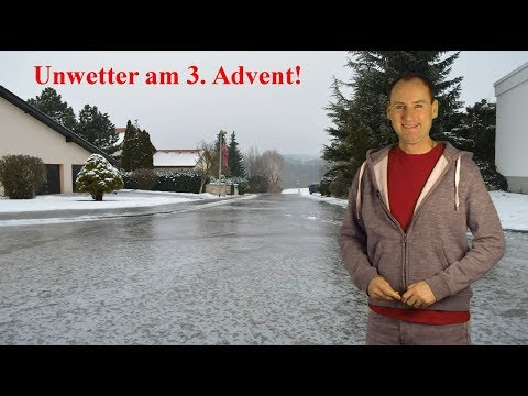Unwetter am 3. Advent: Der Sonntag bringt Glatteis und Schneefall! (Mod.: Dominik Jung)