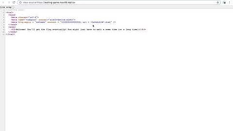 Waiting game... Challenge Writeup