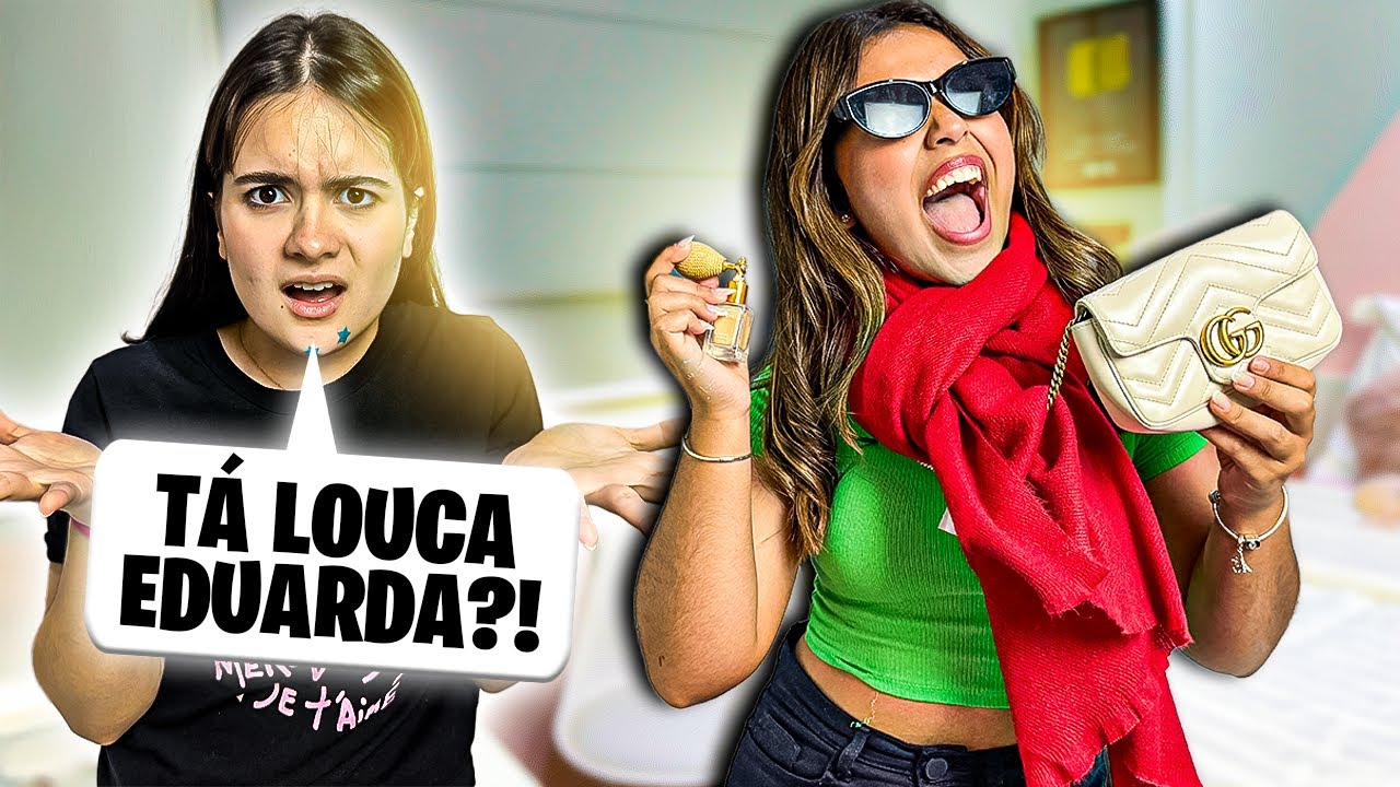 INVADI o QUARTO da CAROL SEM ELA SABER e usei TUDO dela!