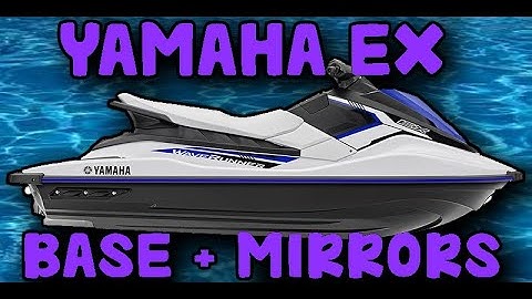 Yamaha EX Waverunner Base Model mirror installation instructions