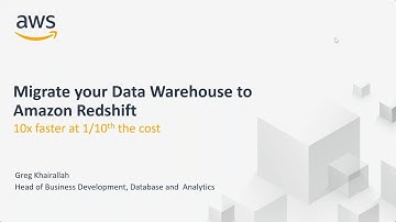 A Better Way to Upgrade Your Warehouse, Migrate to Amazon Redshift