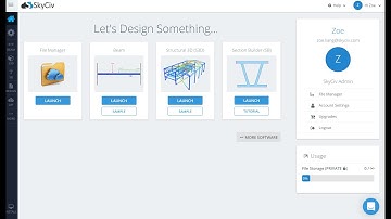 Introduction to SkyCiv Dashboard