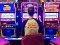 BLAZING Double Jackpot LIVE PLAY Slot Machine in Las Vegas ...