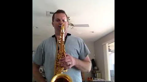 CE Winds tenor Saxophone Sax played with a CE Winds Legend I Mouthpiece