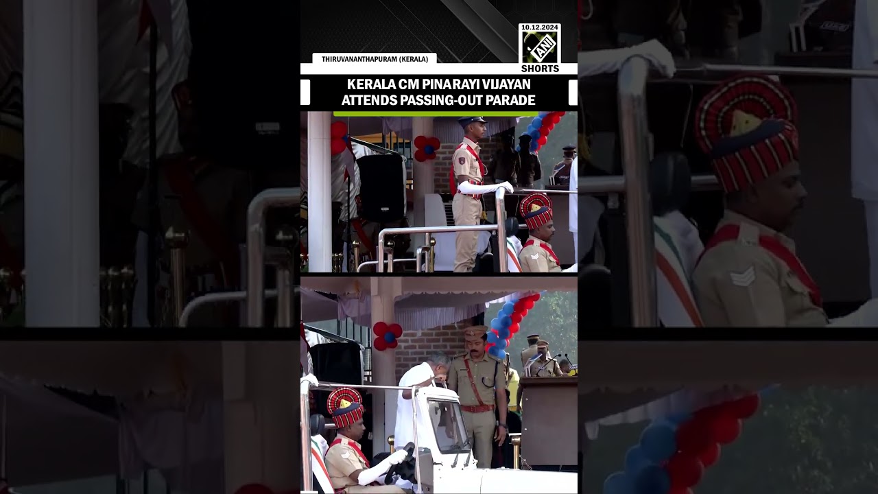 Kerala CM attends Passing-out Parade of recruit police constables in Thiruvananthapuram