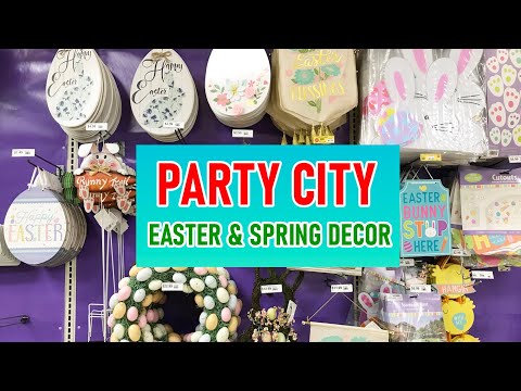 Party City Easter Decor Spring Decor 2020 Shop With Me Youtube