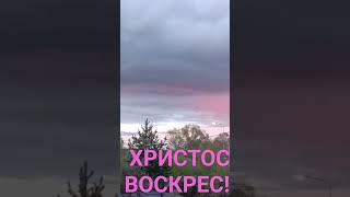 Розовое небо! Пасха! #shortvideo #subscribe #shortsvideo