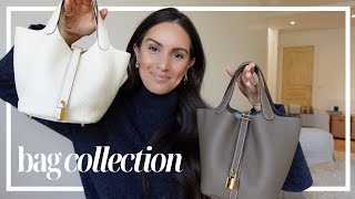 HERMÈS BAG COLLECTION | PICOTIN 18 What fits, slouching, wear over time, details, etc..  | Pia