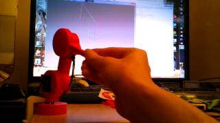 3d mouse prototype, 3d printed