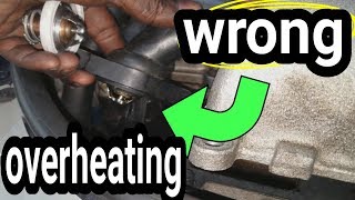 Overheating when AC on. How to replace a PT Cruiser THERMOSTAT the right way. PT Cruiser overheating