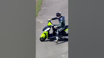 Thumbnail of Raul Fernandez hops on a scooter after his Practice crash! 🛵 | 2023 #CatalanGP