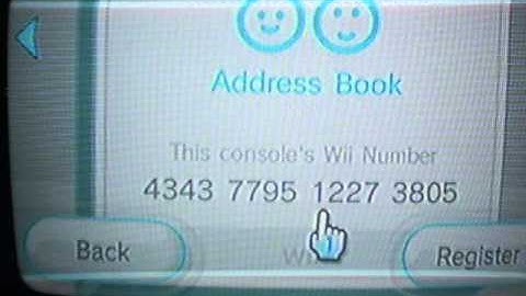 Wii Friend code
