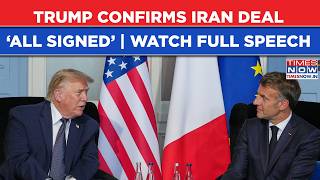 Trump Confirms Iran Deal All Signed, Hormuz Partially Opened Watch Full Speech At G7