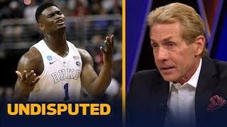 Skip Bayless: Coach K deserves blame on not using Zion effectively in Duke's loss | CBB | UNDISPUTED