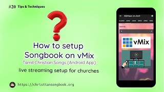 How to setup Songbook on vMix? | Tamil christian songbook screenshot 1