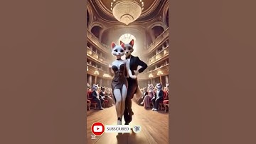 Cats dancing 💃 #cat #cute #shorts #catdance #cartoon