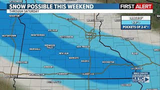 Winter system on track as snow develops across southern MN