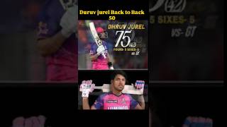 Duruv jurel Back to Back 50 IPL #ipl #viral #shorts