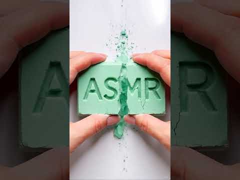 ASMR 💚 LIGHT GREEN  SOAP ! | Soapicrushasmr crushing #asmr #rainbowsoap #crushings #oddlysatisfying