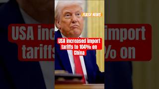 USA increased import tariffs to 104% on China #venkeylabs #telugunews #telugu #shorts #usa #china