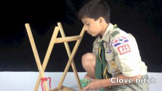 The top 4 BSA Required Knots