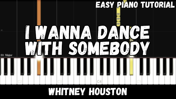 I Wanna Dance with Somebody (Who Loves Me) Piano version - Piano performance video thumbnail
