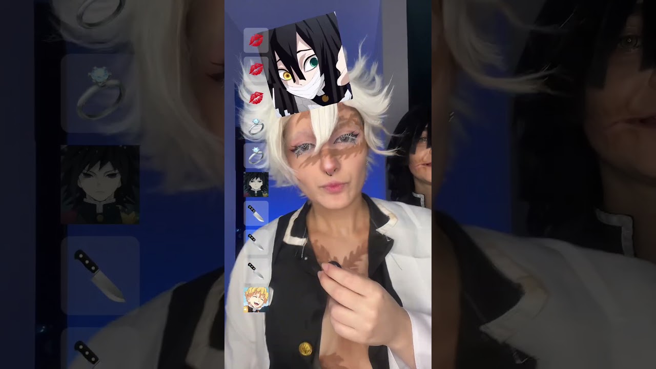 CASA BEIJA OU FACA COM O SANEMI E O OBANAI!! #cosplay #kimetsunoyaiba ​⁠@Nandalorenzine