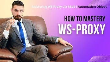 Mastering WS Proxy via SSJS for Automation Object  | Salesforce Marketing Cloud Tutorial