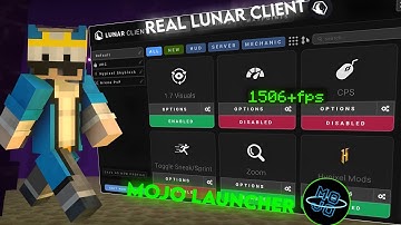 Finally Real Lunar client for mojo launcher/pojav launcher | 500+ fps no fancy menu 😱 1.21.5 