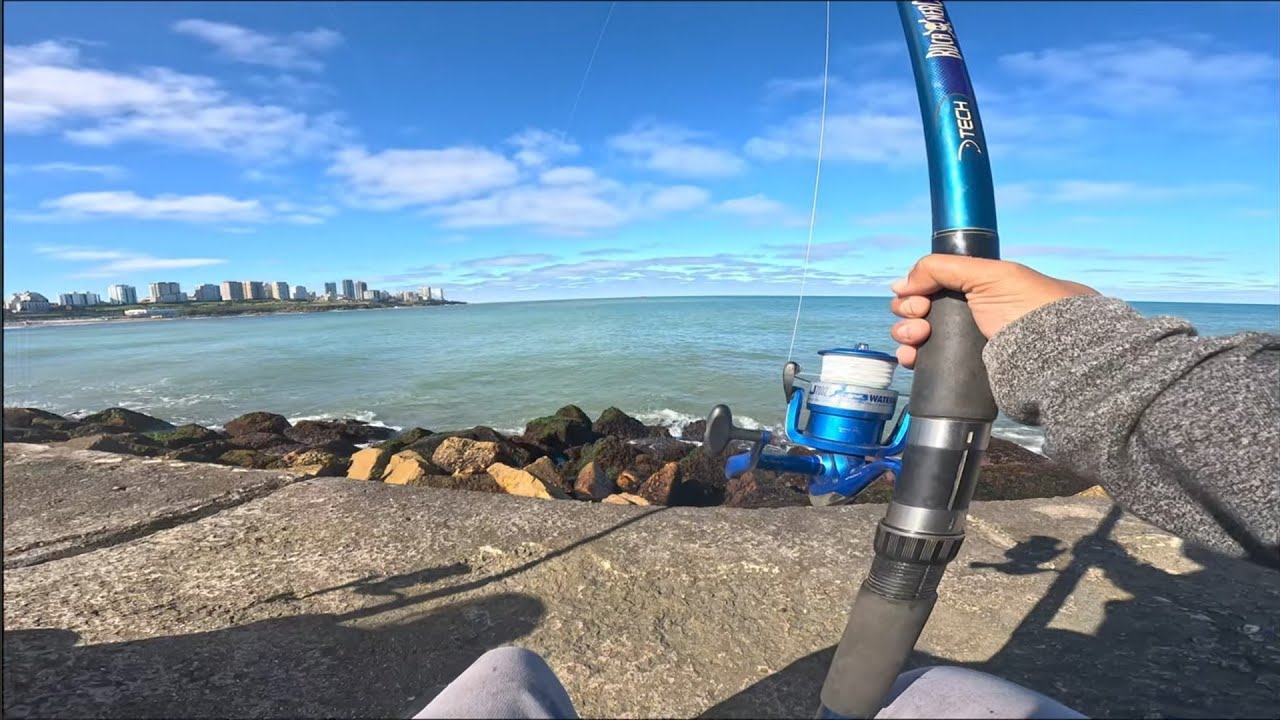PESCA ESCOLLERA NORTE MAR DEL PLATA