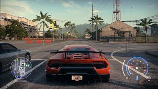 NFS Heat - Lamborghini Huracan Performante vs Nissan 180SX