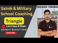 Triangle for sainik school 6th  9th class by suraj sir  sainik  military school coaching 