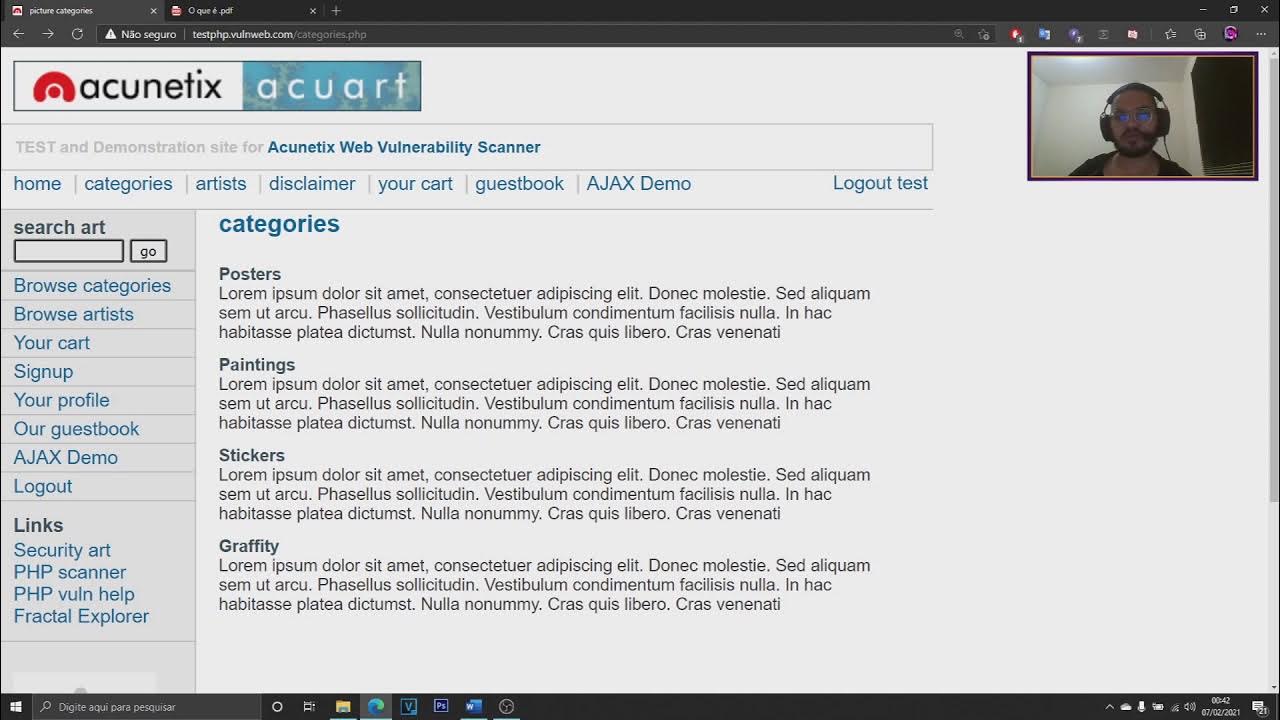 Exercício 3 do Pentest - SQL InjectionURL - YouTube