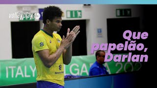 O bate-boca entre os jogadores do Brasil no Campeonato Mundial de vôlei sub-21