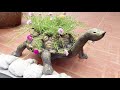 Making flower pots and aquariums | Great ideas from cement to decorate your house (part 1)