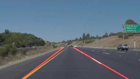 Self-driving car lane tracking1: solidYellowLeft