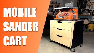 Make A Mobile Sander Cart With Storage