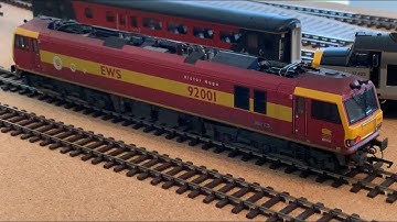 Accurascale Class 92 on test at Windsor Castle Model Railway