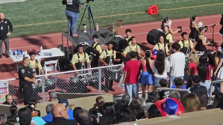 9-12-25 PSJA N RAIDER band halftime performance "On Top of Spaghetti"