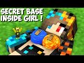 Which SECRET BASE INSIDE THE GIRL WILL YOU CHOOSE in Minecraft ? LAVA vs WATER BASE !