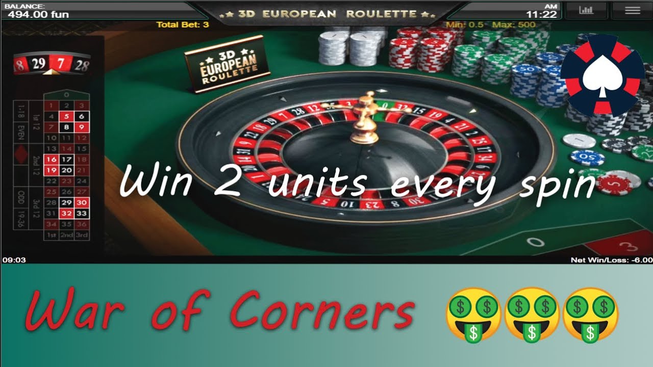 Zero Loss Roulette Strategy Bet on Corners Guaranteed Win Corner