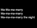 Lady gaga  marry the night lyrics hq