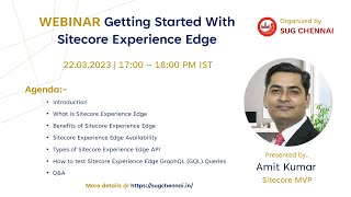 Webinar on Getting Started With Sitecore Experience Edge Mar 22 2023