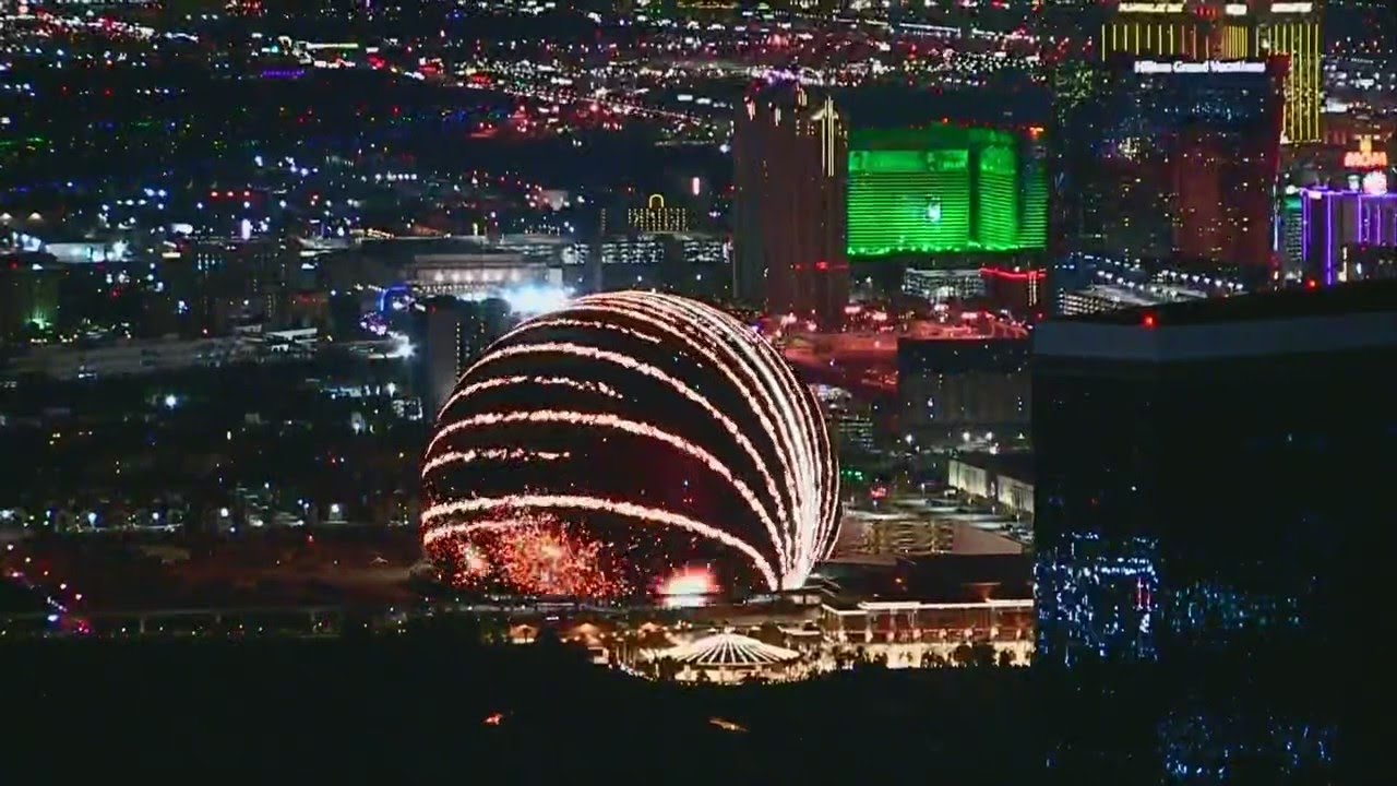 Skärmarna på MSG Sphere testade