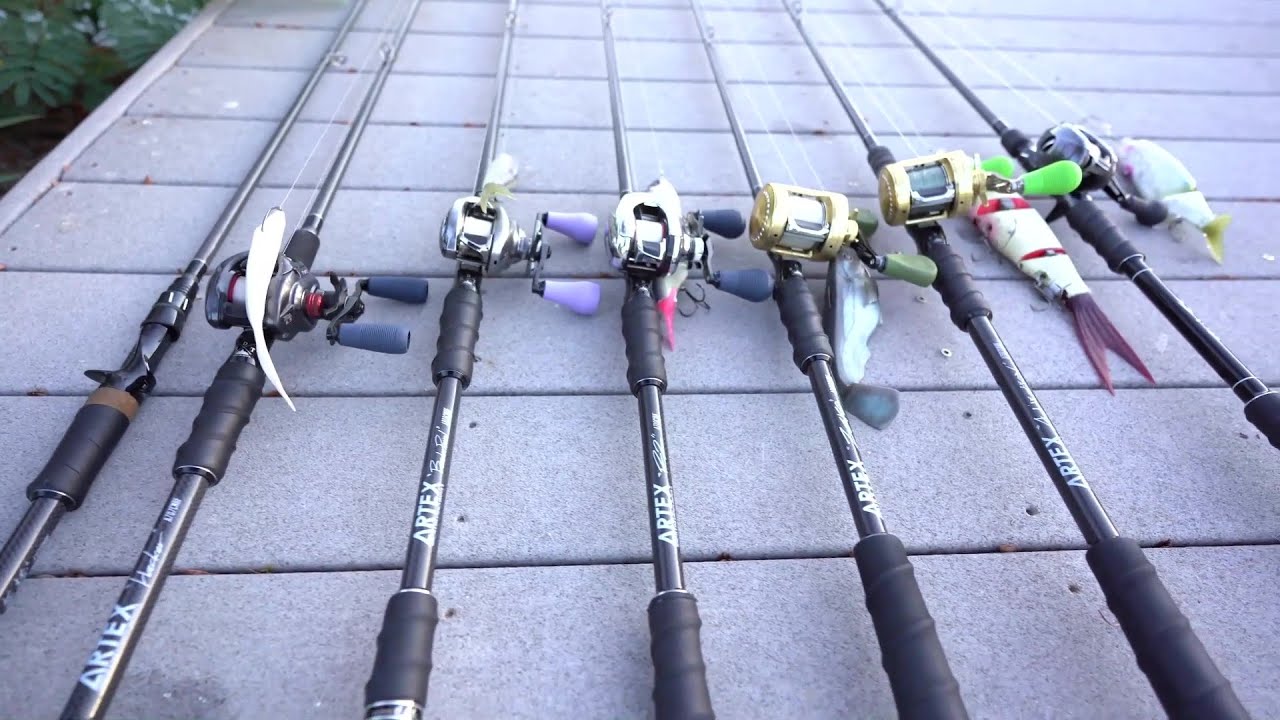 Super RARE Japanese Swimbait Fishing Rods?! DRT Artex Series! - YouTube